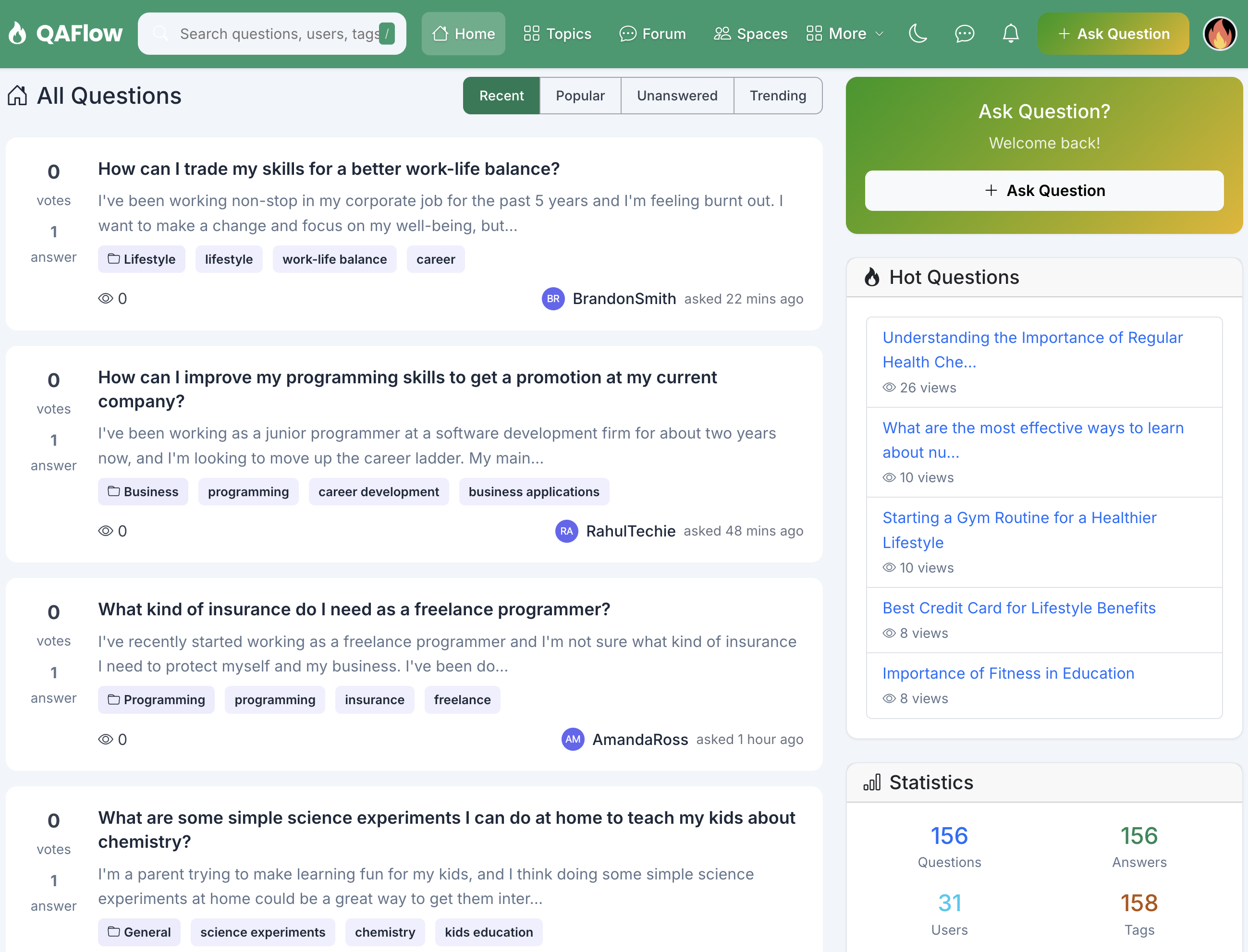 QAFlow screenshot